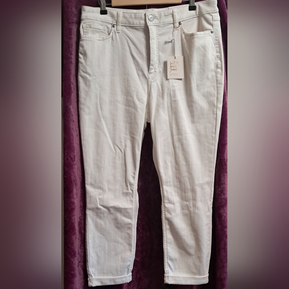 NWT Lauren Conrad white jeans